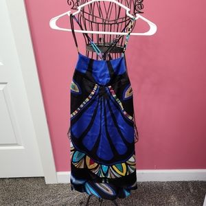 Graphic print tunic/dress